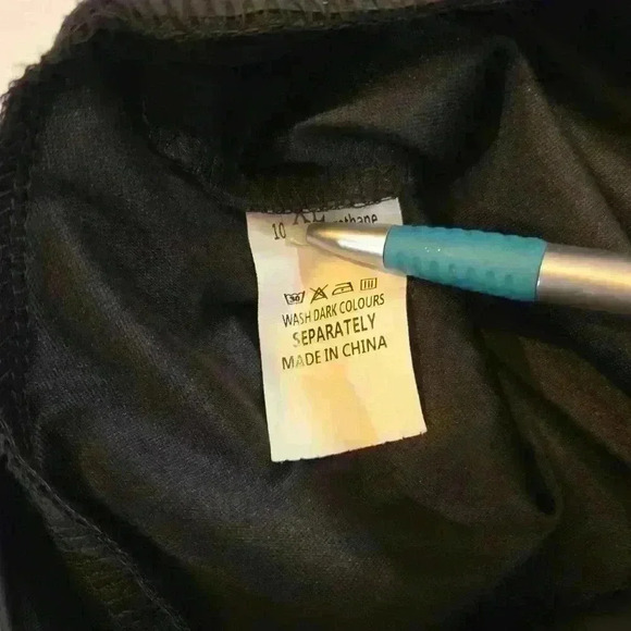 Womens Faux Leather Front Slit Maxi A Line Skirt Black Size XL - Picture 7 of 9